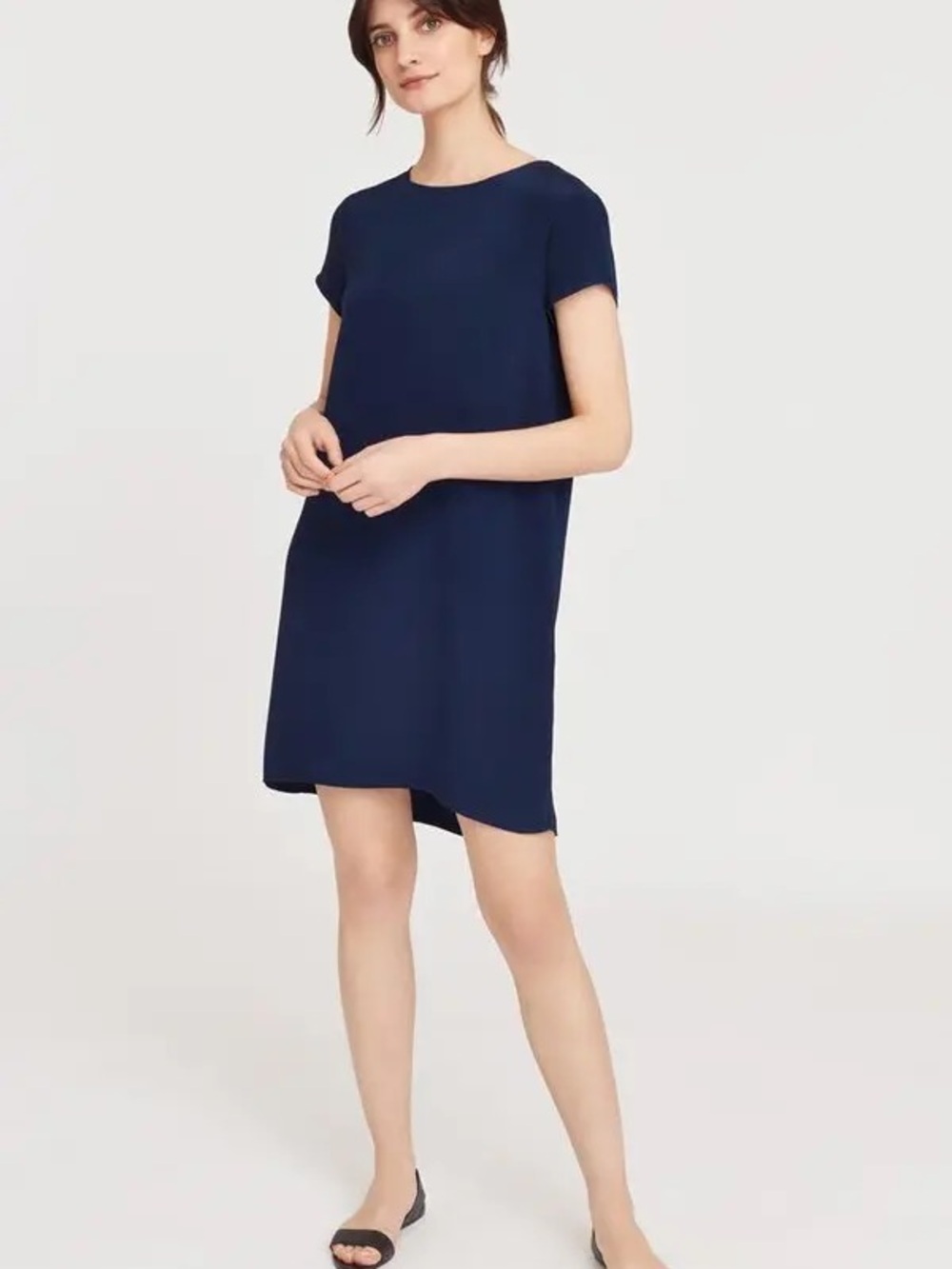 Cuyana Silk Tee Dress